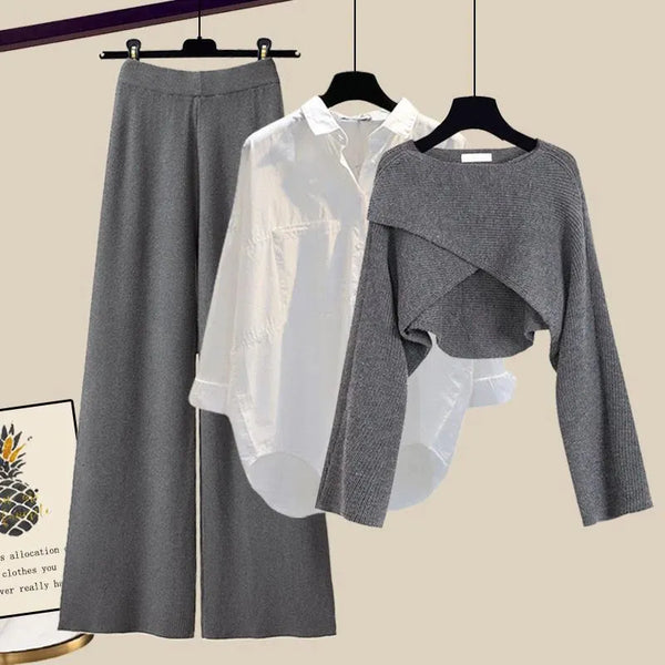 Tina | Cozy Three-Piece Soft Fabric Set with Long Sleeves