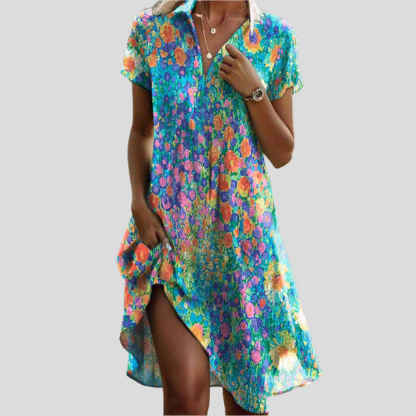 Liora | Boho Spring Dress with Romantic Details