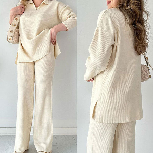 Erin - V-Neck Casual Two-Piece Set